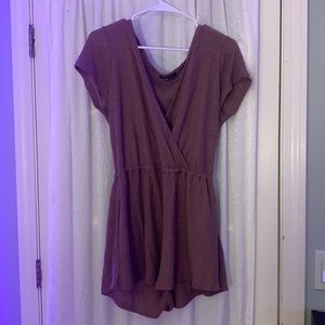 purple romper from shein size large